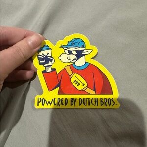 dutch bros sticker